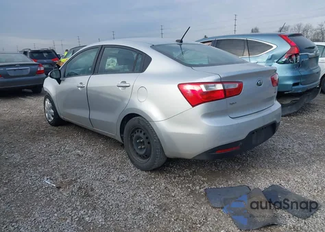2014 Kia Rio Lx z USA, uszkodzony, nr VIN KNADM4A35E6324679